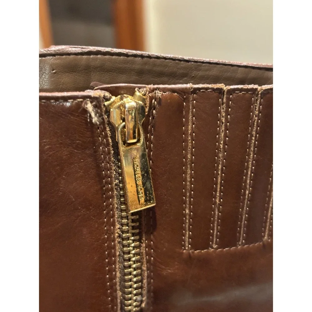 Michael Kors  Heather Women's Brown Leather Knee Riding Boots 16